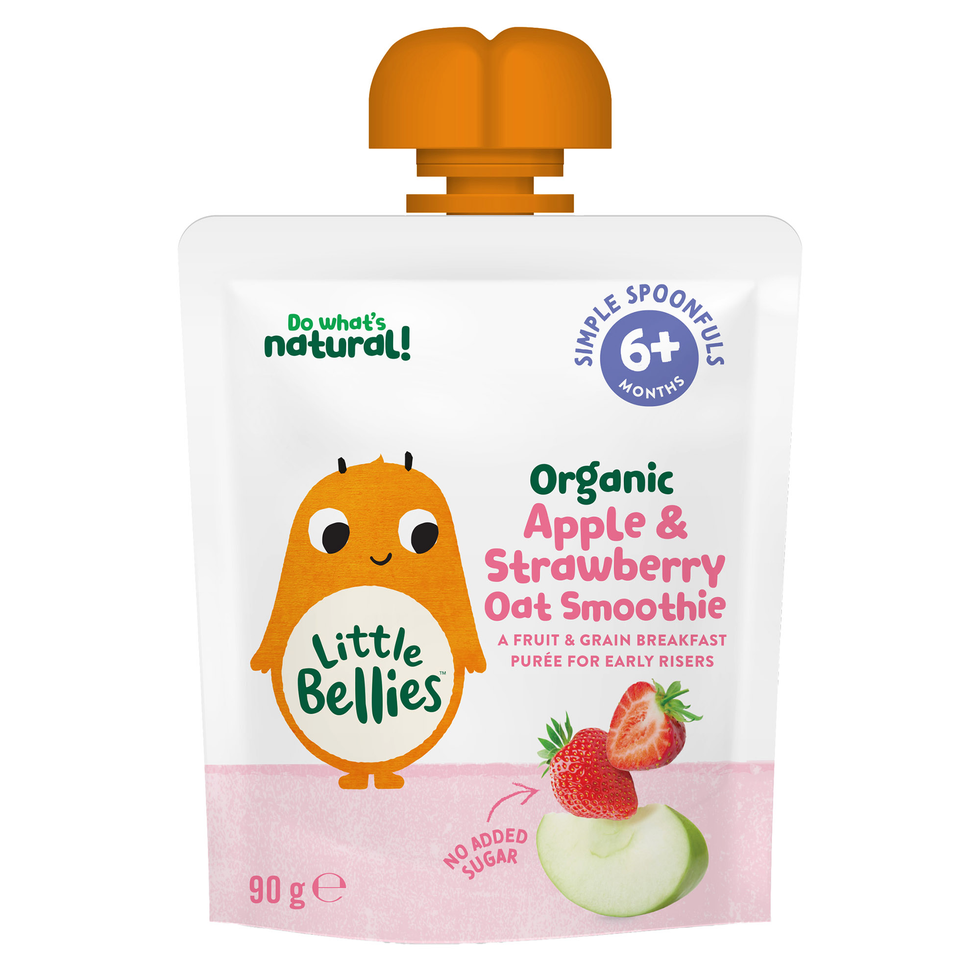 Apple & Strawberry Oat Smoothie by Little Bellies - Tier B kids snack