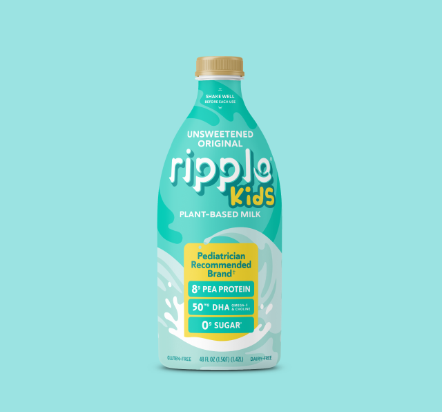 Ripple Kids Unsweetened Original Plant-Based Milk by Ripple Kids - Tier A kids snack