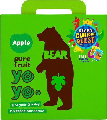 Yoyos Apple Multipack 5 x by BEAR - Tier E kids snack