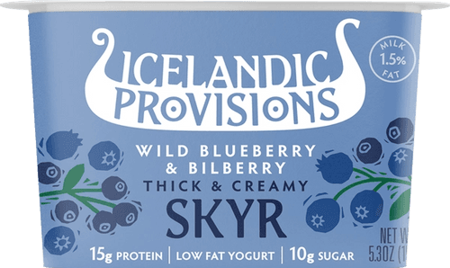 Traditional Skyr — Blueberry & Bilberry by Icelandic Provisions - Tier E kids snack
