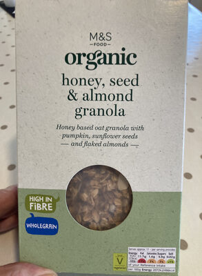 Organic Honey, Seed & Almond Granola by M&S Food - Tier E kids snack