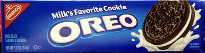 Nabisco oreo cookies-convenience pack chocolate 1x5.2 oz by Oreo - Tier E kids snack