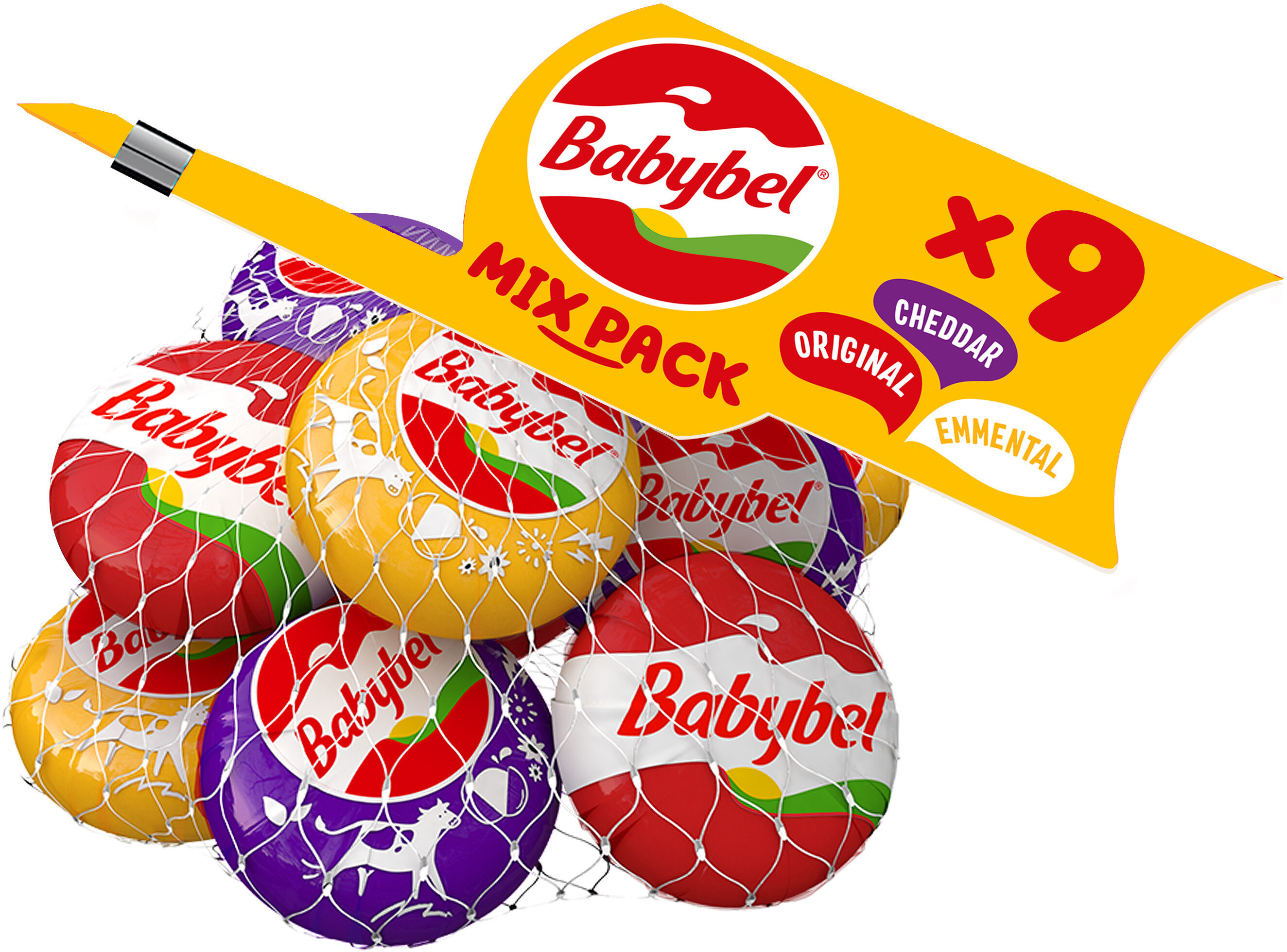 Mini-Babybel Mix x9 by Babybel - Tier A kids snack