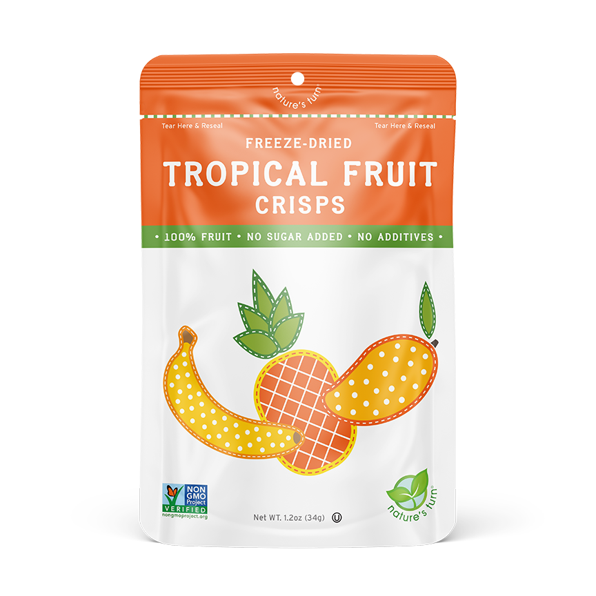 Freeze-Dried Tropical Fruit Crisps by Nature's Turn - Tier B kids snack