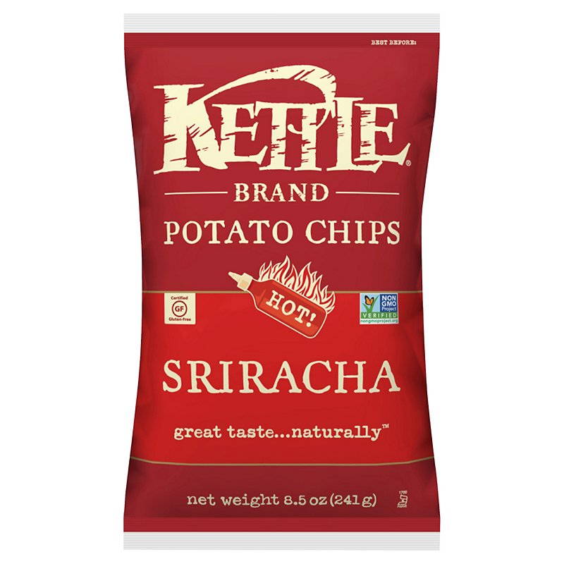 Potato Chips, Sriracha, Sriracha by Kettle Brand - Tier C kids snack