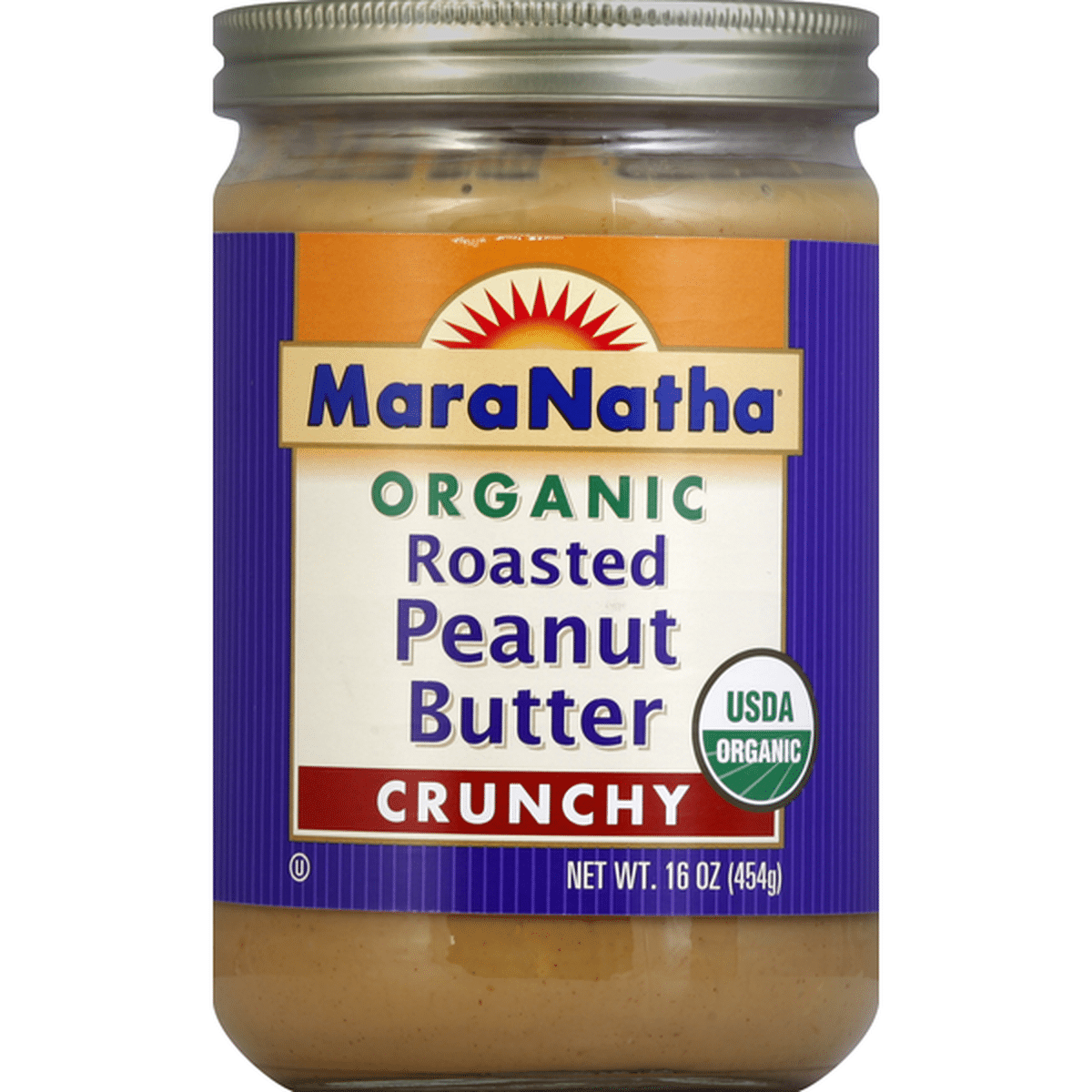 Organic Roasted Peanut Butter Crunchy by MaraNatha - Tier C kids snack