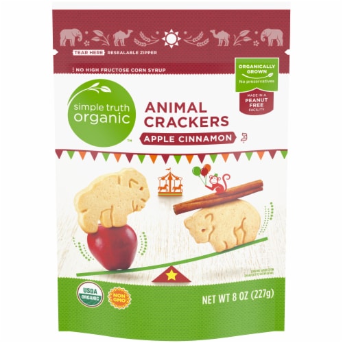 Apple Cinnamon Animal Crackers, Apple Cinnamon by Simple truth - Tier E kids snack