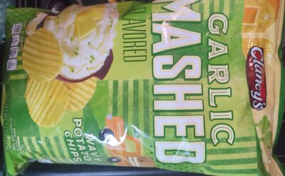 Garlic Mashed Wavy Potato Chips by Clancy's