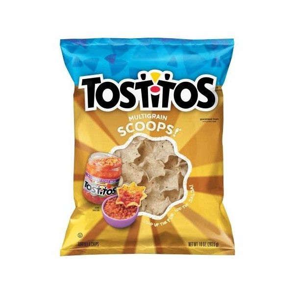 Tostitos Scoops Multigrain Tortilla Chips 10 Ounce Plastic Bag by Tostitos - Tier C kids snack