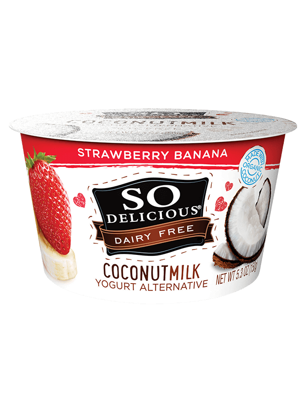 Strawberry Banana Coconutmilk Yogurt by So Delicious - Tier E kids snack