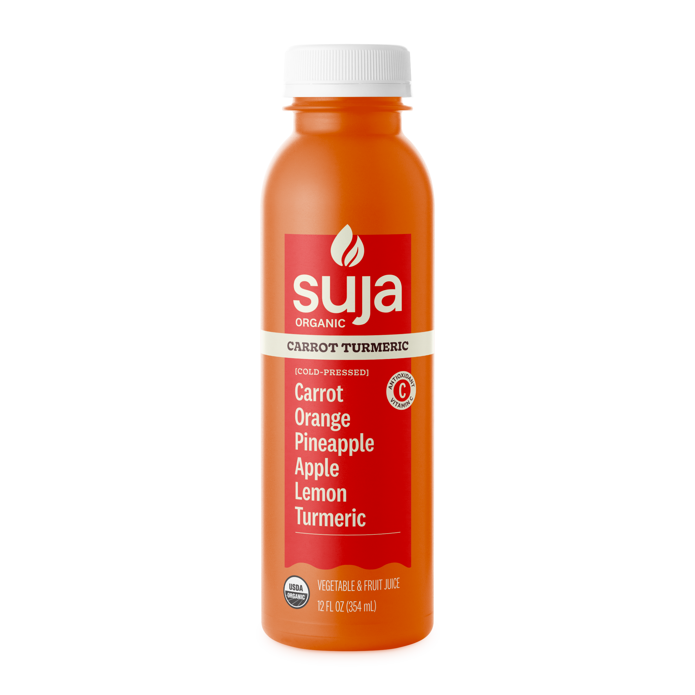 Suja Organic Carrot Turmeric (Cold-Pressed Fruit & Vegetable Juice) by Suja Organic - Tier B kids snack