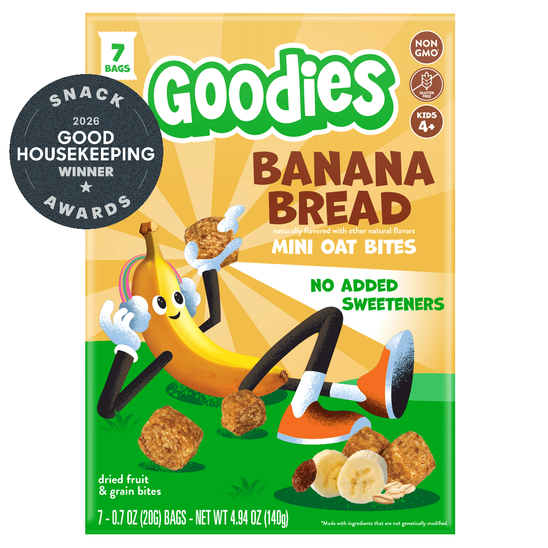 Banana Bread Mini Oat Bites by Goodies - Tier B kids snack