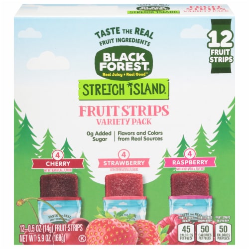 Stretch Island Fruit Strips - Raspberry by Black Forest - Tier B kids snack