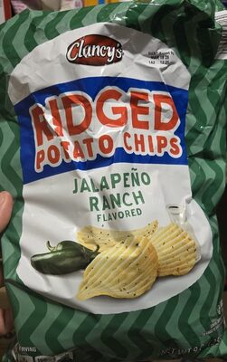 RIDGED POTATO CHIPS JALAPEÑO RANCH FLAVORED by Clancy's