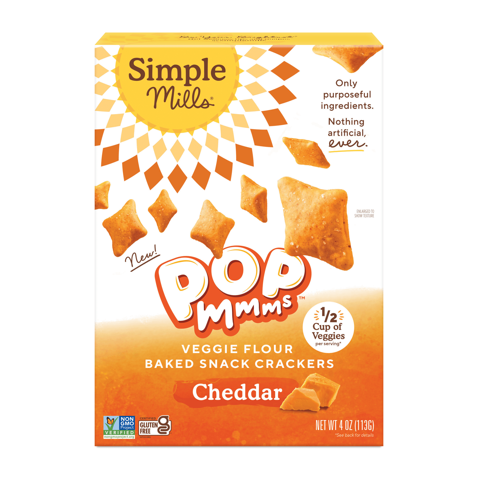 Pop Mmms Baked Snack Crackers by Simple Mills