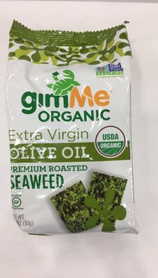 Extra Virgin Olive Oil Roasted Seaweed Snacks by gimme - Tier A kids snack