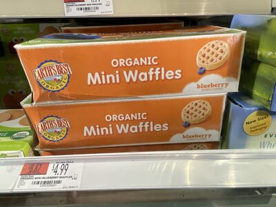 Organic homestyle organic mini pancakes by Earth's Best - Tier C kids snack