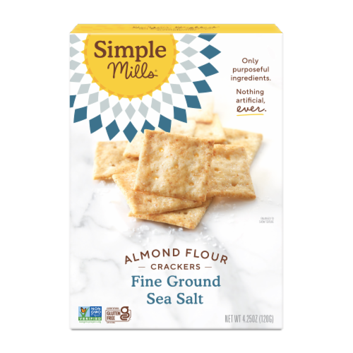 Fine Ground Sea Salt Almond Flour Crackers by Simple Mills