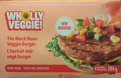 The Black Bean Veggie Burger by Wholly Veggie - Tier B kids snack