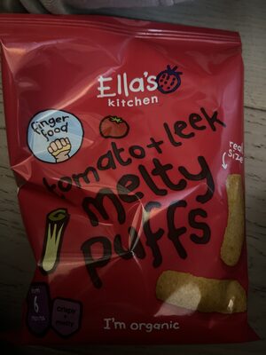 Ella's Kitchen Leek and Tomato Melty Puffs by Ella's Kitchen - Tier C kids snack