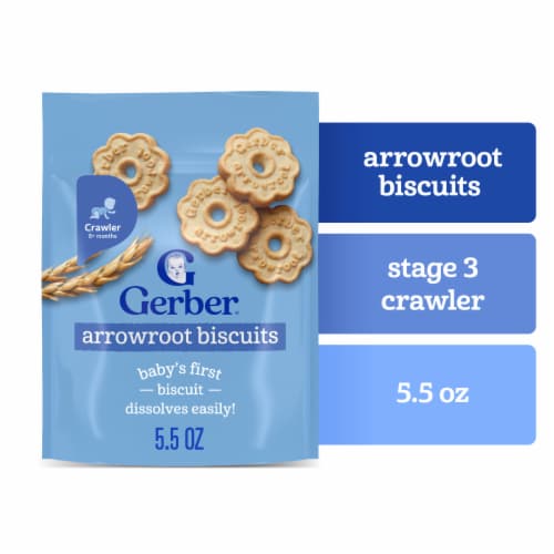 Arrowroot biscuit by Gerber - Tier A kids snack