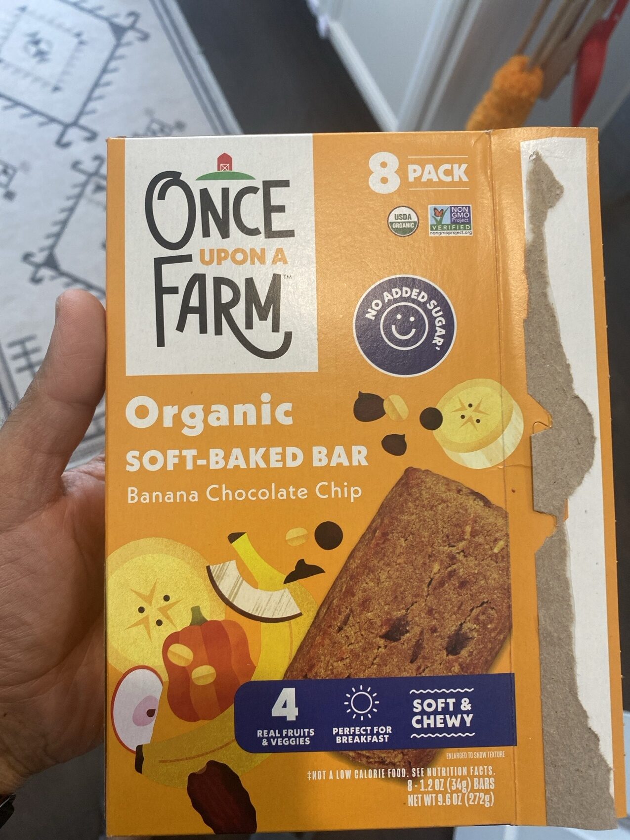 Organic SOFT-BAKED BAR Banana Chocolate Chip by Once Upon a Farm