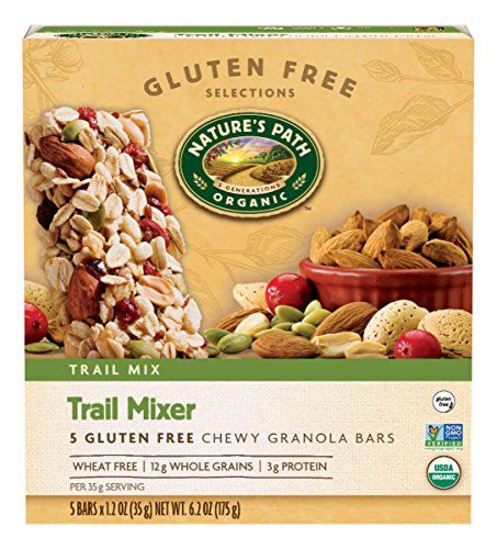 Trail mix chewy granola bars by Nature's Path - Tier D kids snack