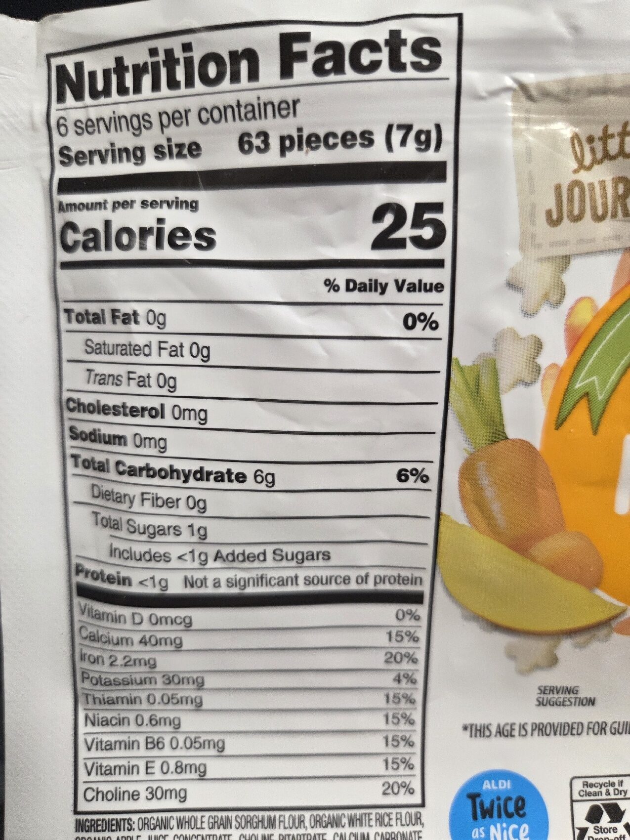 Purple Carrot Blueberry Puffs by Little Journey - Tier C kids snack