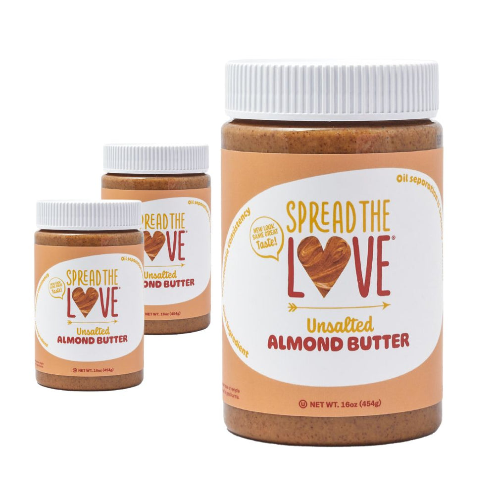 Almond Butter NAKED Unsalted by Spread The Love - Tier B kids snack