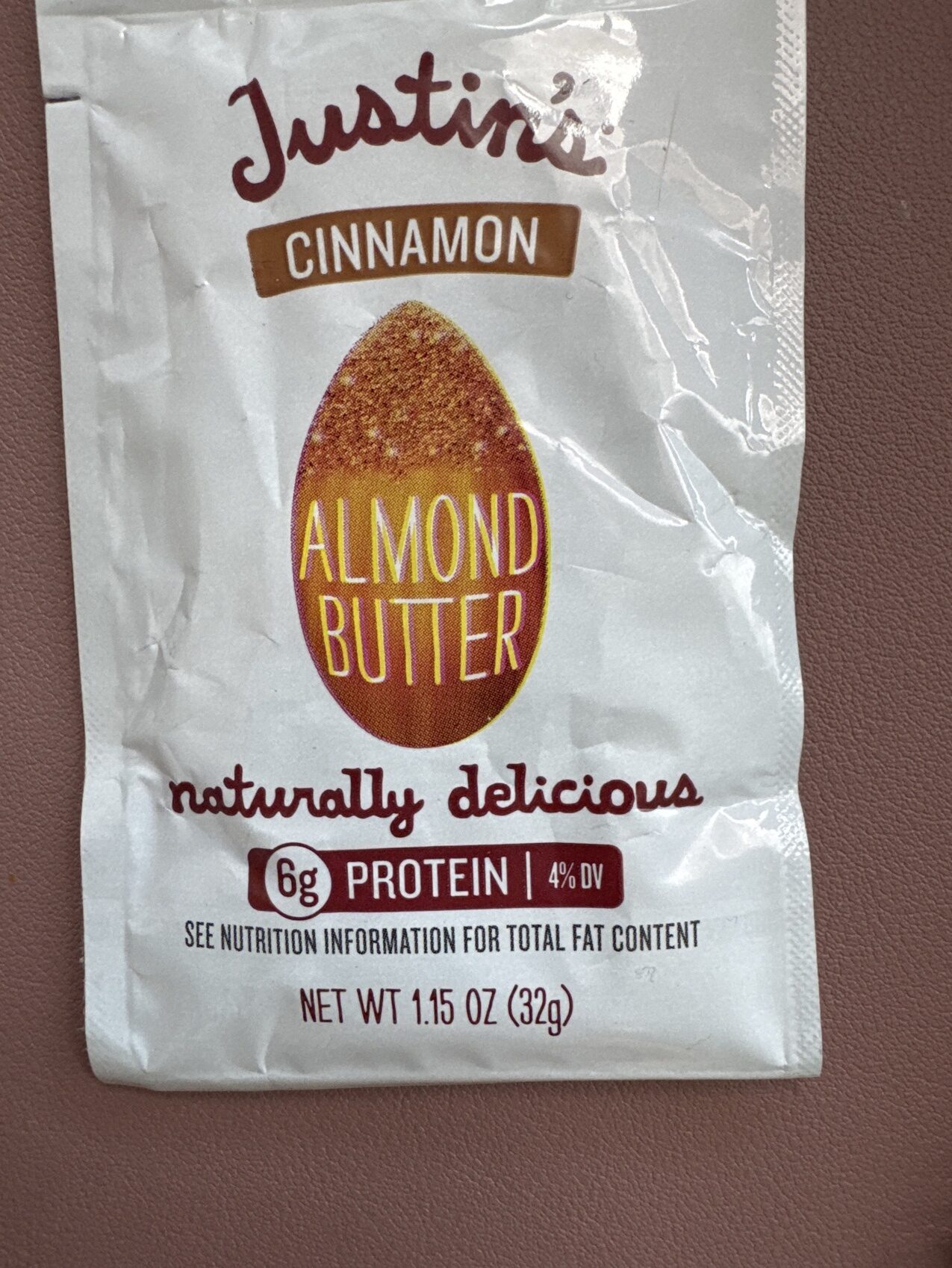 Cinnamon Almond Butter Squeeze Packs by Justin's - Tier C kids snack