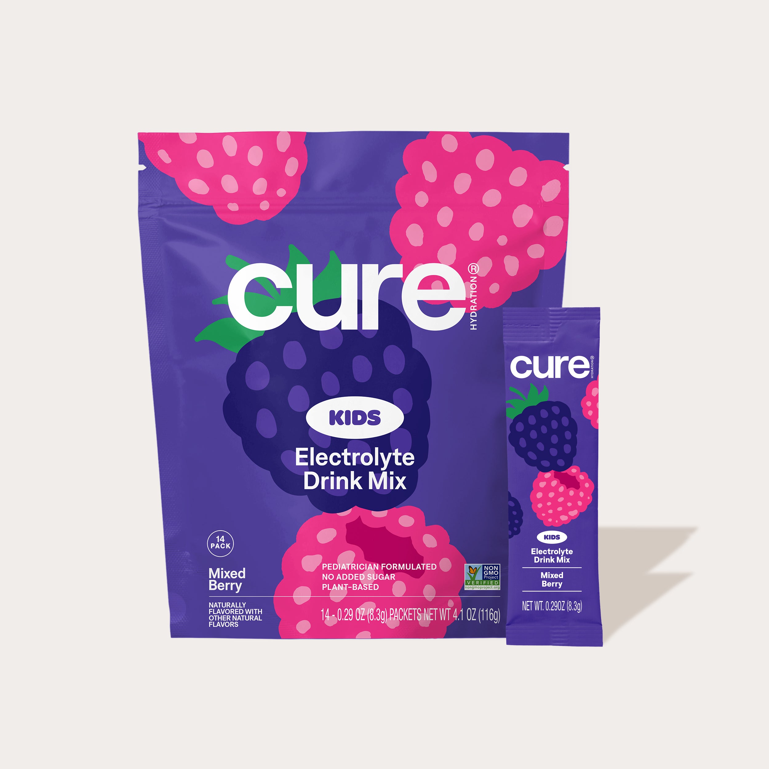 Cure Kids Electrolyte Drink Mix - Mixed Berry by Cure Hydration Kids - Tier B kids snack