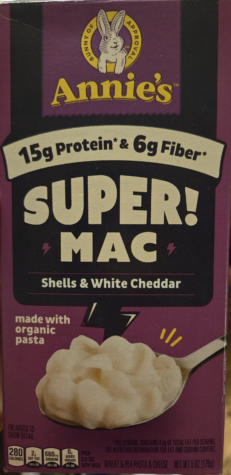 Super Mac! by Annie's Homegrown - Tier B kids snack