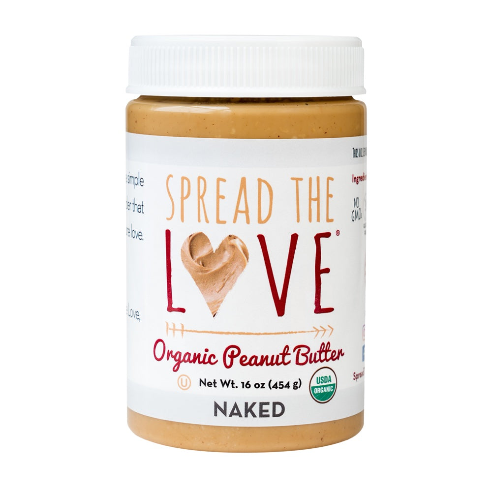 Peanut Butter NAKED Unsalted by Spread The Love - Tier B kids snack