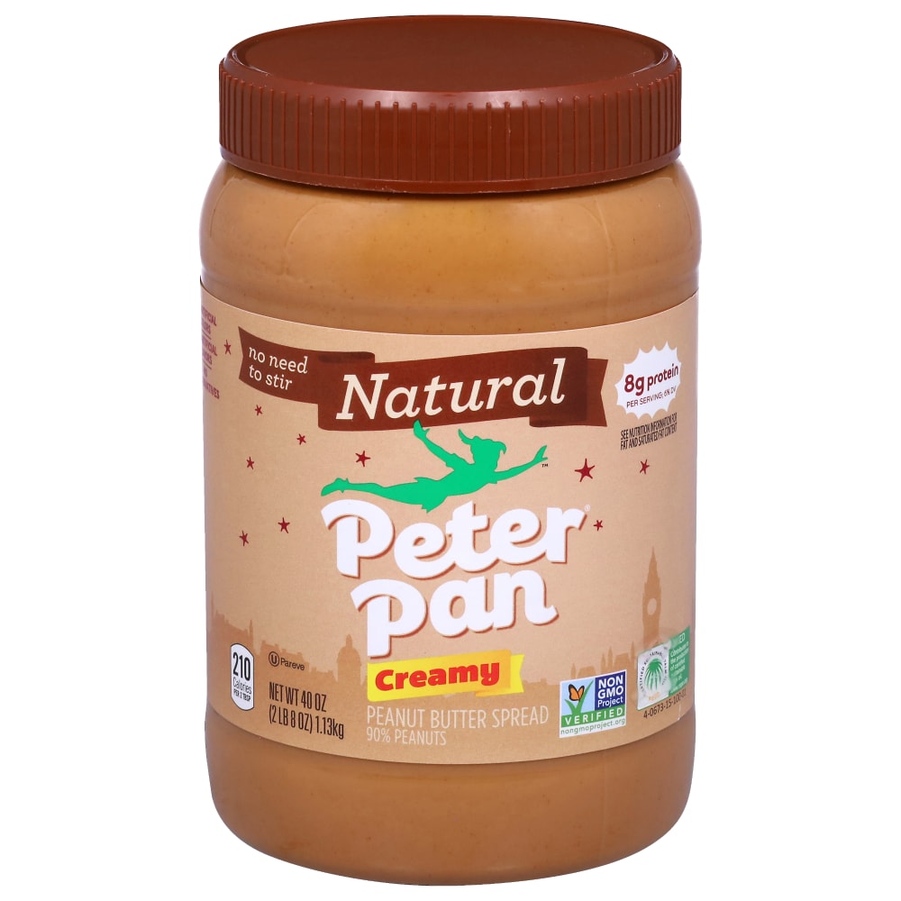 Natural Creamy Peanut butter by Peter Pan - Tier E kids snack