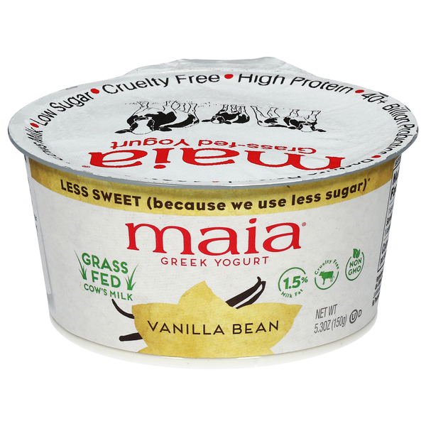 Maia Low-Fat Greek Yogurt — Vanilla by Maia Yogurt - Tier E kids snack