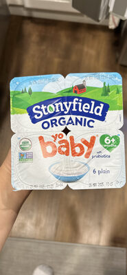 Organic YoBaby Plain Yogurt w/ Probiotics by Stonyfield