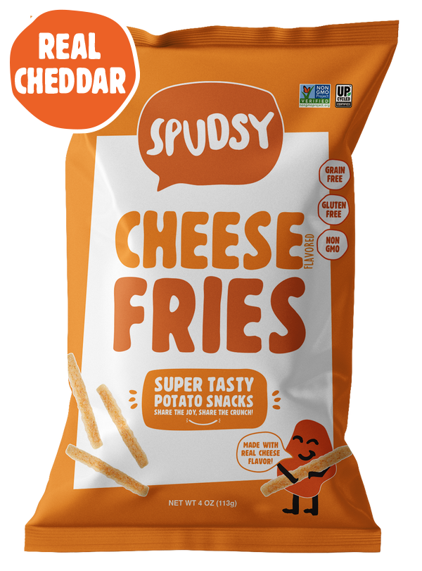 Spudsy Real Cheddar Cheese Sweet Potato Fries by Spudsy - Tier A kids snack