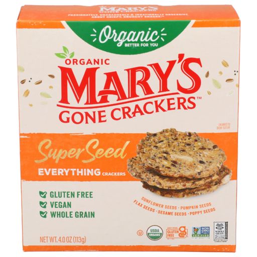 Real Fruit Baked Strips by Mary's Gone Crackers - Tier E kids snack