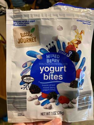 Mixed Berry Yogurt Bites by Little Journey - Tier D kids snack