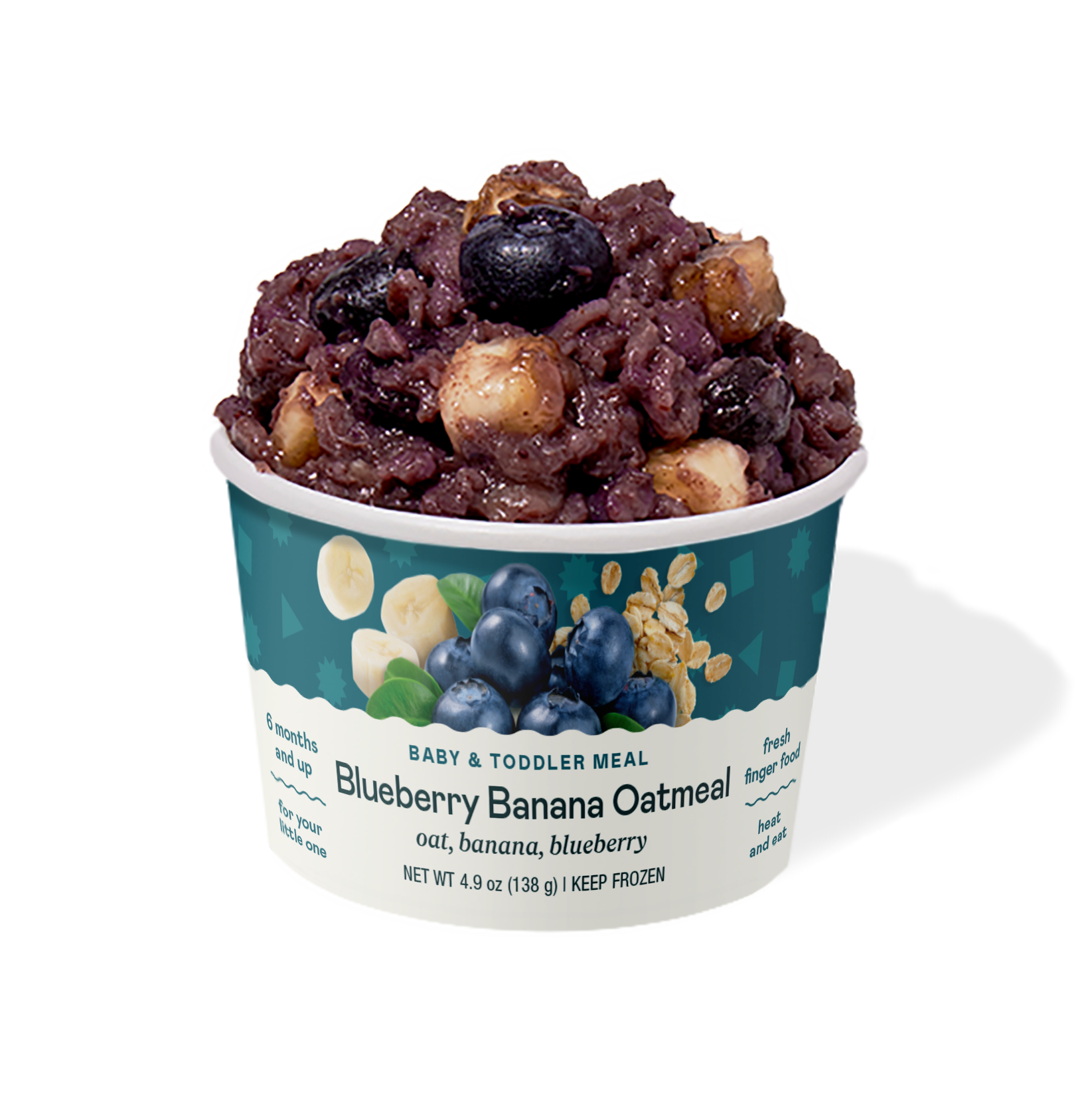 Tiny Organics Blueberry Banana Oatmeal by Tiny Organics - Tier B kids snack