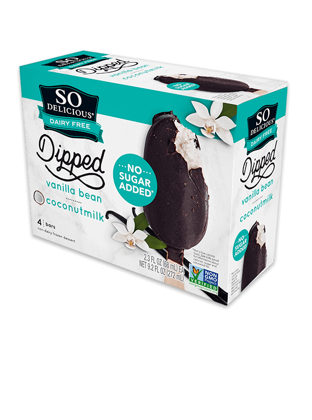 No Sugar Added Vanilla Coconutmilk Frozen Dessert by So Delicious - Tier B kids snack