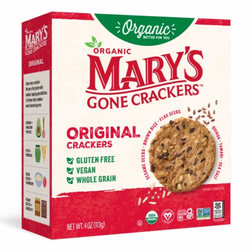 Seaweed And Black Sesame Crackers by Mary's Gone Crackers - Tier A kids snack