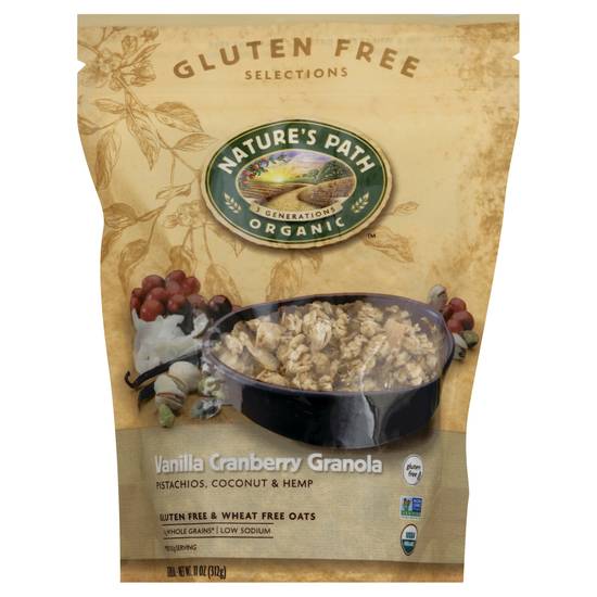 Nature's path, granola cereal with coconut & hemp, vanilla cranberry by Nature's Path - Tier E kids snack
