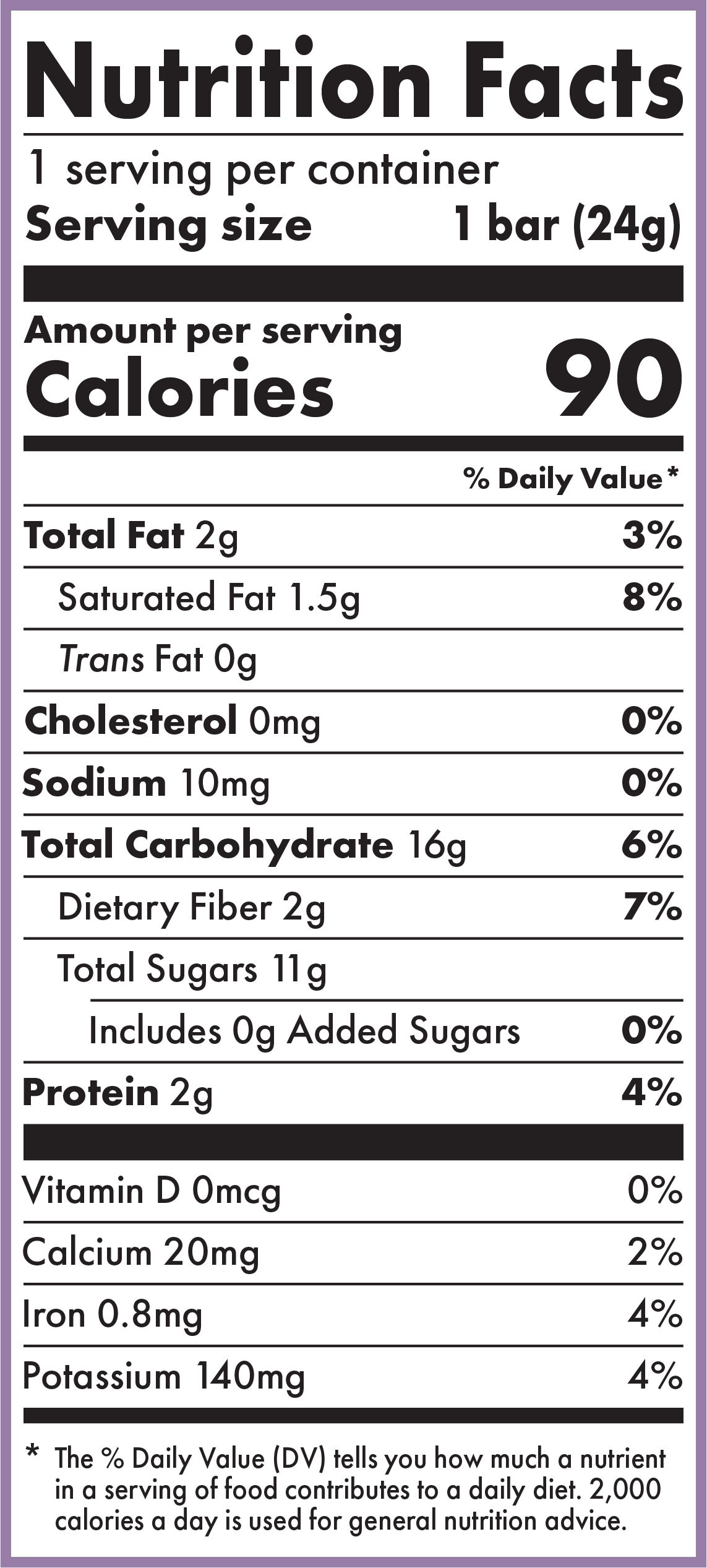 Cinnamon Raisin Kids Bar by Skout Organic - Tier B kids snack