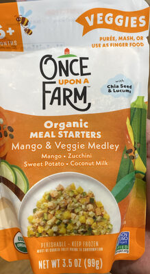 Mango & Veggie Medley by Once Upon a Farm - Tier B kids snack