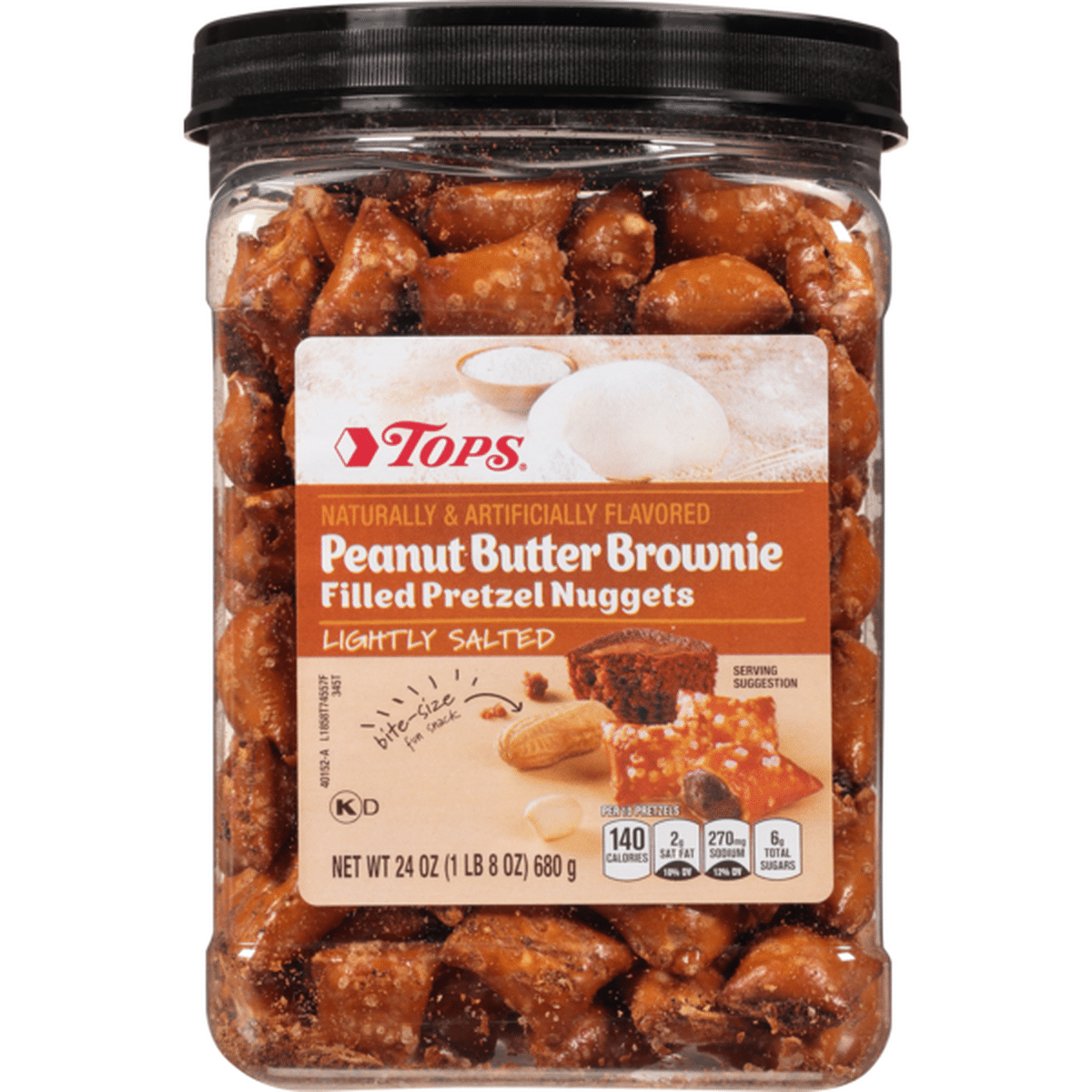 Peanut Butter Filled Pretzel Nuggets by Tops Markets - Tier C kids snack