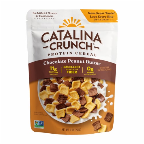 Chocolate Peanut Butter Protein Cereal by Catalina Crunch - Tier A kids snack