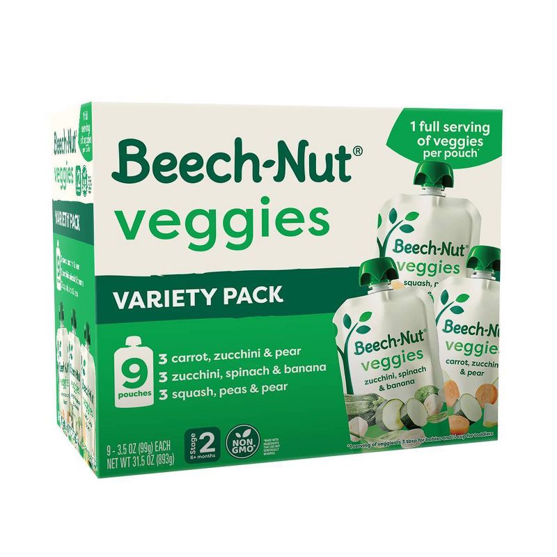 Beech-Nut Veggie Baby Food Pouch Variety Pack by Beech-Nut - Tier B kids snack