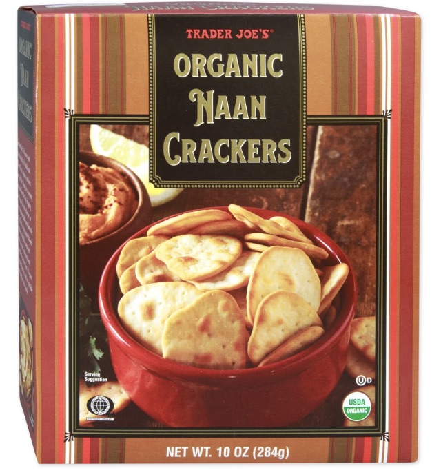Organic Naan Crackers by Trader Joe's - Tier B kids snack