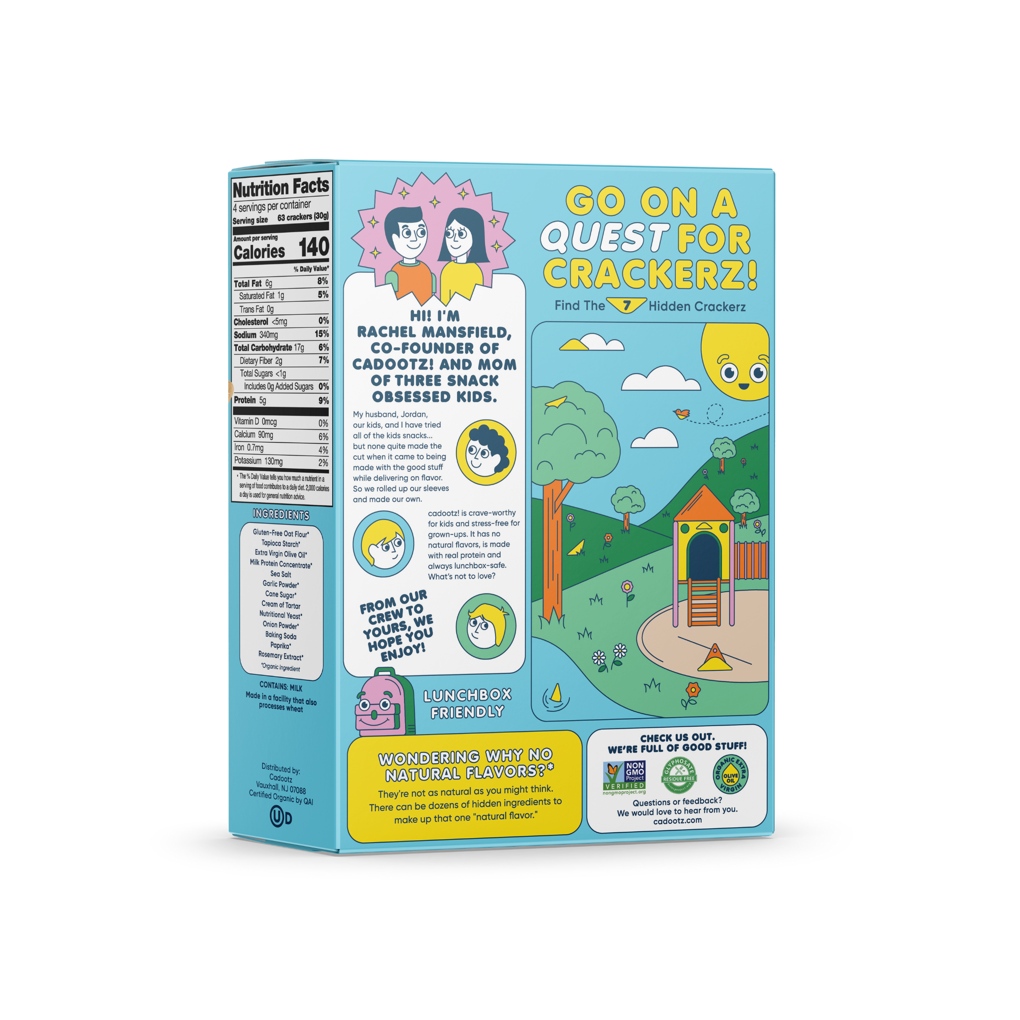 cadootz Sea Salt Crackers by cadootz - Tier B kids snack